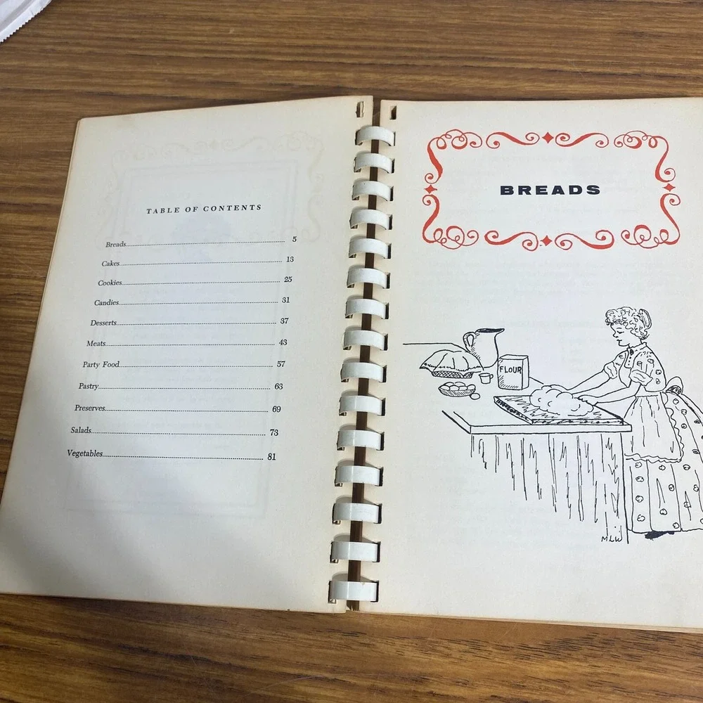 Excelsior House 1968 Vintage Cookbook Jessie Allen Wise Garden Club Jefferson TX